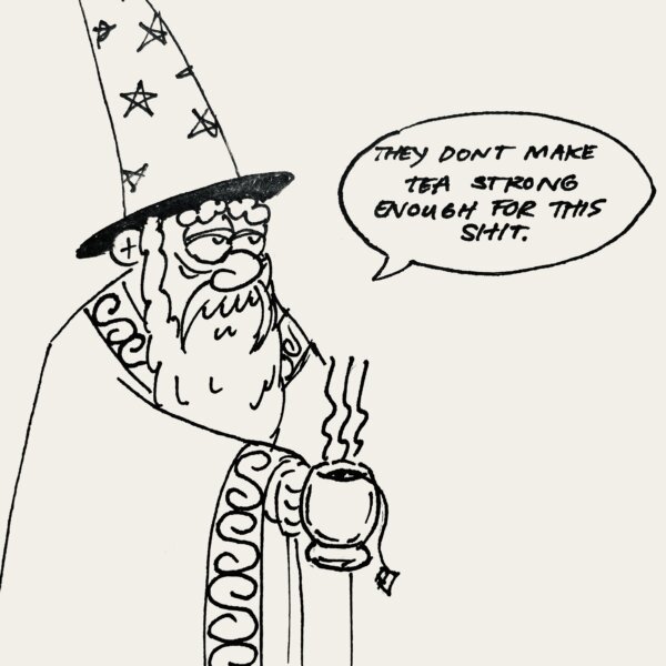 A Gwiz comic about wizardry in your 30s