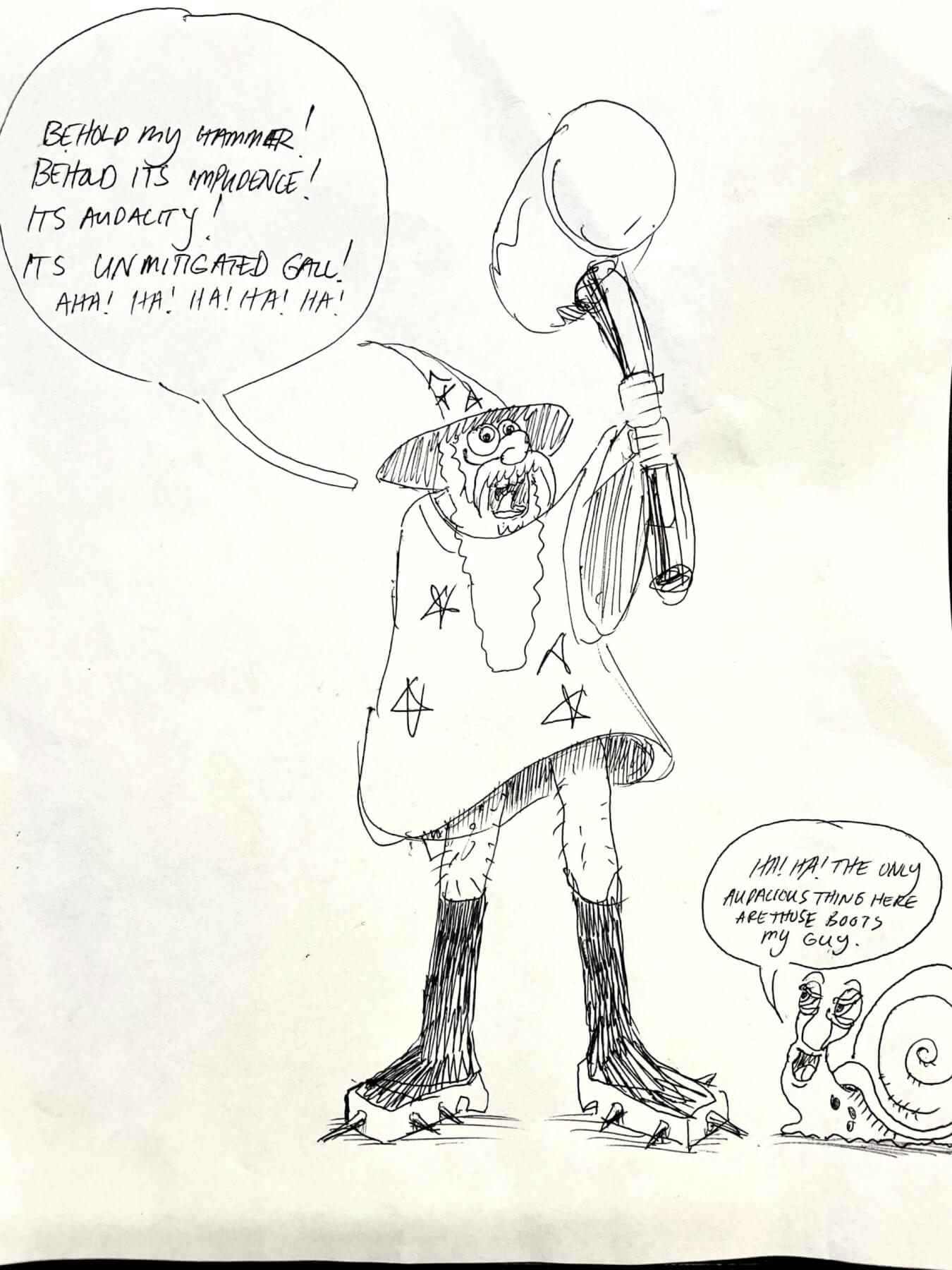 A Gwiz comic: wiz is cool